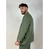 Giacche(U) Uomo Giacca di Jeans Uomo Autunno/Inverno Made in Italia Quotidiano Colore Unico Standard — foto 3
