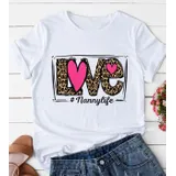 T-Shirt & Top(D) Genere T-Shirt Donna Primavera/Estate Made in Cina Quotidiano Colore Unico Standard — foto 1