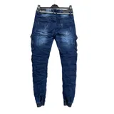 Jeans Slim Fit Uomo Quattro stagioni Made in Cina Quotidiano Colori Casuale Standard — foto 3