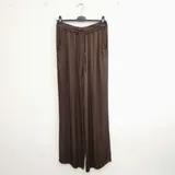 Pantaloni Donna Estate Made in Italia Quotidiano Vari Colori Standard Lacci — foto 4