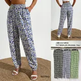 Pantaloni Donna Primavera/Estate Made in Cina Quotidiano Colori Casuale Lacci — foto 1