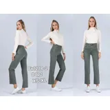 Jeans Larghi Donna Quattro stagioni Made in Cina Quotidiano Colore Unico Standard Monocromo — foto 1