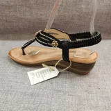 Sandali(D) Genere Sandali con Zeppa Donna Made in Cina — foto 4