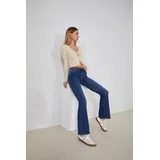 Jeans(D) Genere Jeans Bootcut Donna Quattro stagioni Made in Cina Tempo libero Colore Unico Petite — foto 3