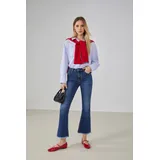 Jeans(D) Genere Jeans Bootcut Donna Quattro stagioni Made in Cina Tempo libero Colore Unico Standard — foto 5