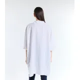 Camicia Camicia Elegante Donna Primavera/Estate Made in India Quotidiano Colore Unico Standard — foto 5