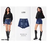 Jeans(D) Genere Jeans Corto Donna Quattro stagioni Made in Cina Tempo libero Colore Unico Petite — foto 1