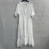 Vestiti Genere Vestiti Donna Estate Made in Italia Tempo libero Colore Unico Curvy(taglie forti) Cotone — foto 1