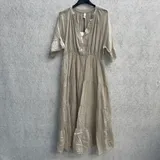 Vestiti Genere Vestiti Donna Estate Made in Italia Tempo libero Colore Unico Curvy(taglie forti) Cotone — foto 4