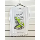 T-Shirt & Top(D) Genere T-Shirt Donna Primavera/Estate Made in Italia Tempo libero Vari Colori Standard — foto 3
