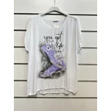 T-Shirt & Top(D) Genere T-Shirt Donna Primavera/Estate Made in Italia Tempo libero Vari Colori Standard — foto 4