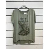 T-Shirt & Top(D) Genere T-Shirt Donna Primavera/Estate Made in Italia Tempo libero Vari Colori Standard — foto 5