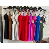 Abito Donna Primavera/Estate Made in Italia Quotidiano Vari Colori Standard Monocromo — foto 4