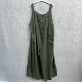 Completo(D) Genere Tuta Jumpsuit Donna Estate Made in Italia Tempo libero Colore Unico Curvy(taglie forti) — foto 5