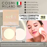 COSMI CIPRIA COMPATTA CON SPUGNETTA 102 BANANA, MADE IN ITALY — foto 1
