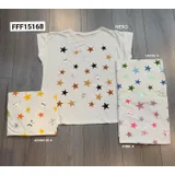 T-Shirt Donna Estate Made in Italia Quotidiano Vari Colori Standard Stampata — foto 1