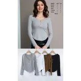 T-Shirt & Top(D) Genere T-Shirt Donna Quattro stagioni Made in Cina Quotidiano Vari Colori Standard — foto 1