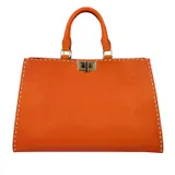 Borsa a Mano Donna Primavera/Estate Made in Italia Quotidiano Vari Colori metallo — foto 3