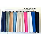 Curvy nome Genere Pantaloni Donna Estate Made in Italia Quotidiano Vari Colori Curvy(taglie forti) Multicolore — foto 1
