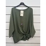Camicie(D) Genere Camicetta Camicia Casual Donna Primavera/Estate Made in Italia Quotidiano Colore Unico Curvy(taglie forti) — foto 1