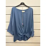 Camicie(D) Genere Camicetta Camicia Casual Donna Primavera/Estate Made in Italia Quotidiano Colore Unico Curvy(taglie forti) — foto 3