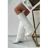 Stivali Tacchi Donna Autunno/Inverno Made in Cina Tempo libero Tacco Spillo A punta — foto 3