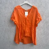 T-Shirt & Top(D) Genere T-Shirt Donna Estate Made in Italia Tempo libero Colore Unico Curvy(taglie forti) — foto 6