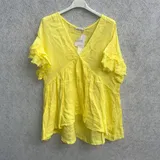 T-Shirt & Top(D) Genere T-Shirt Donna Estate Made in Italia Tempo libero Colore Unico Curvy(taglie forti) — foto 7