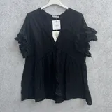 T-Shirt & Top(D) Genere T-Shirt Donna Estate Made in Italia Tempo libero Colore Unico Curvy(taglie forti) — foto 4