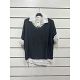 Camicie(D) Genere Camicetta Camicia Casual Donna Primavera/Estate Made in Italia Quotidiano Colore Unico Curvy(taglie forti) — foto 1