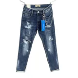 Jeans Uomo Quattro stagioni Made in Cina Quotidiano Colori Casuale Standard — foto 1