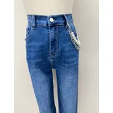 JEANS A SIGARETTA CON DETTAGLIO — foto 3