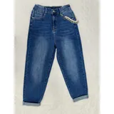 JEANS A SIGARETTA CON DETTAGLIO — foto 5