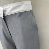 PANTALONE LARGO CON BALZA — foto 5