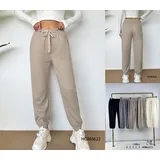 Pantaloni Donna Autunno/Inverno Made in Cina Quotidiano Vari Colori Standard Lacci — foto 1