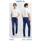 Jeans Slim Fit Uomo Quattro stagioni Made in Cina Quotidiano Colori Casuale Standard — foto 1