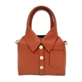 Borsa a Mano Donna Autunno/Inverno Made in Italia Tempo libero Vari Colori Bottoni — foto 5