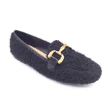 Ballerine con Cavigliera Donna Autunno/Inverno Made in Cina Quotidiano Piatto Tonda — foto 2
