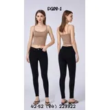 Jeans Skinny Donna Quattro stagioni Made in Cina Quotidiano Colore Unico Curvy(taglie forti) — foto 3