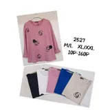 T-Shirt Donna Autunno Made in Cina Quotidiano Vari Colori Standard — foto 1