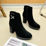 Stivaletti Tacchi Donna Autunno/Inverno Made in Cina Tempo libero Tacco Largo Tonda — foto 1