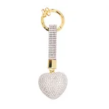 Portachiavi a Cuore con Strass — foto 3