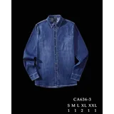 Camicia Uomo Autunno/Inverno Made in Cina Tempo libero Colore Unico — foto 1
