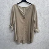 T-Shirt & Top(D) Genere Camicia caftani Donna Autunno/Inverno Made in Italia Quotidiano Colore Unico Curvy(taglie forti) — foto 1