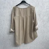 T-Shirt & Top(D) Genere Camicia caftani Donna Autunno/Inverno Made in Italia Quotidiano Colore Unico Curvy(taglie forti) — foto 3