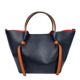 Borsa a Mano Donna Autunno/Inverno Made in Italia Quotidiano Vari Colori Bottoni — foto 5