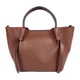 Borsa a Mano Donna Autunno/Inverno Made in Italia Quotidiano Vari Colori Bottoni — foto 3