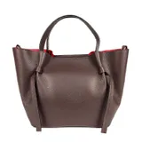 Borsa a Mano Donna Autunno/Inverno Made in Italia Quotidiano Vari Colori Bottoni — foto 4