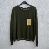 T-Shirt & Top(D) Genere Camicia caftani Donna Autunno/Inverno Made in Italia Quotidiano Colore Unico — foto 4
