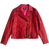 Giacca di Pelle Giacca Donna Quattro stagioni Made in Italia Vari Colori Standard — foto 4